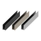 urface channels in black, nickel and chrome finishes